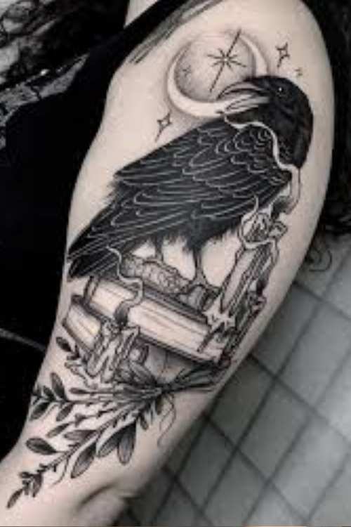 Raven bird tattoo meaning