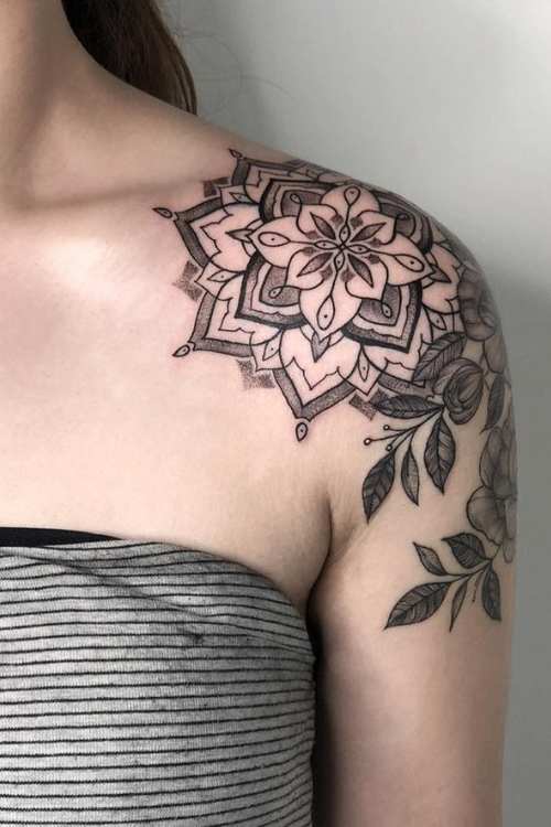 Shoulder Mandala Tattoo meaning 