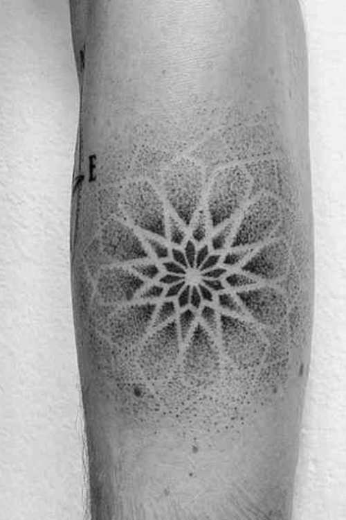 Fade-Out Mandala Tattoo meaning