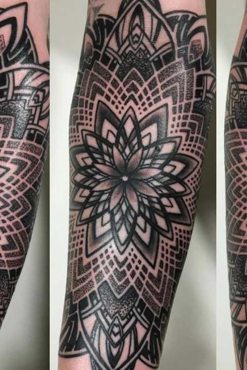 Sleeve Addition Mandala Tattoo meaning