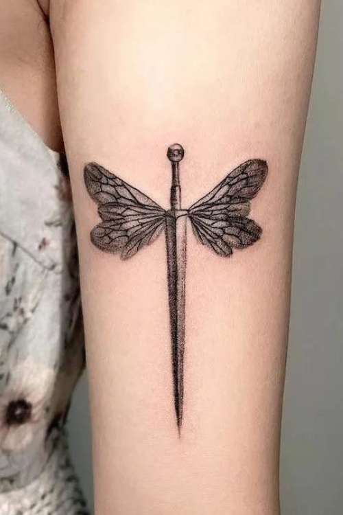 Tribal Dragonfly tattoo meaning 