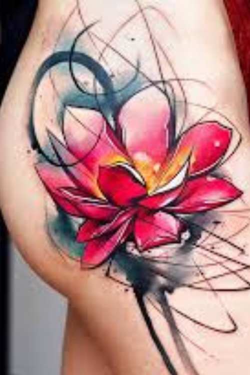 Watercolor Lotus tattoo meaning
