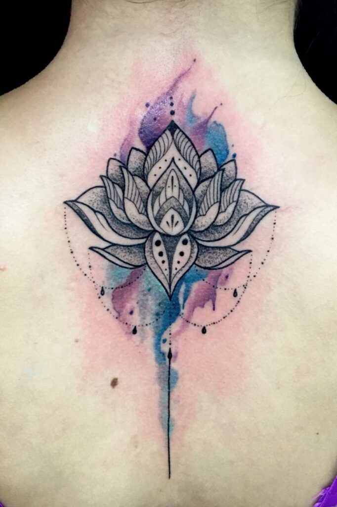 Watercolor Lotus tattoo meaning