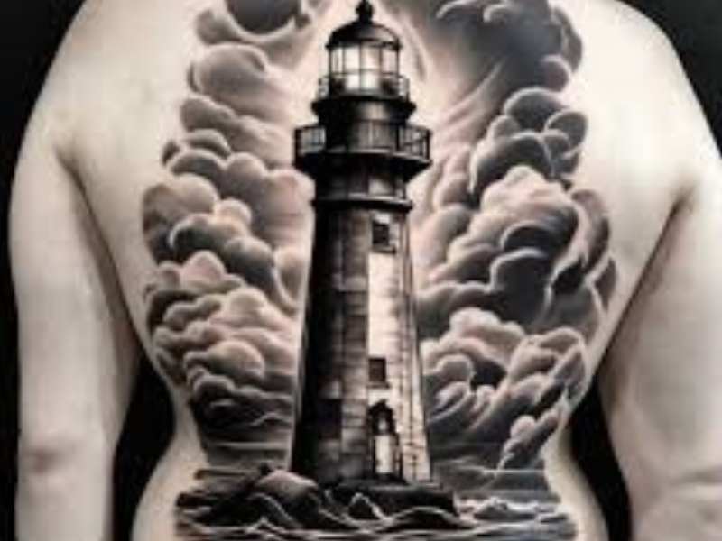 Lighthouse Tattoo Design
