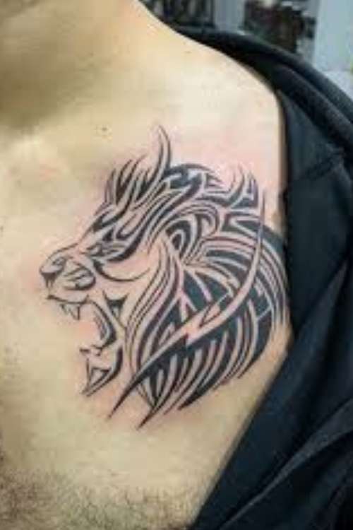Tribal Lion Tattoos meaning 