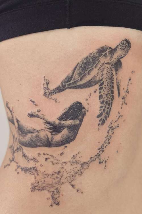 Abstract Designs see turtle tattoo