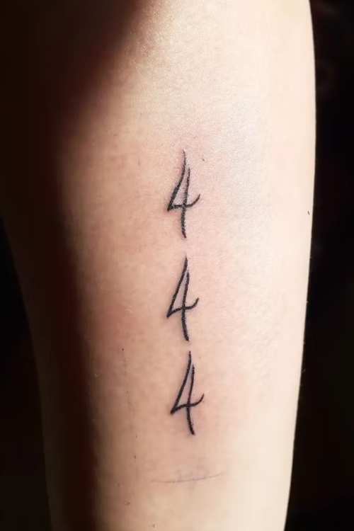 444 Tattoos meaning