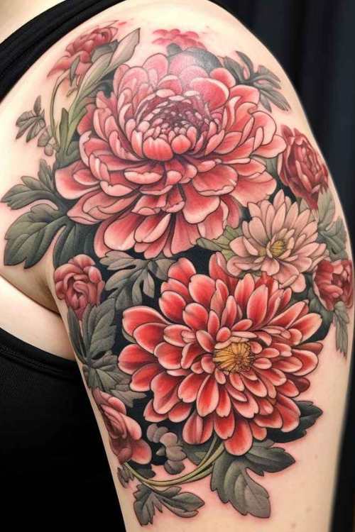 Chrysanthemum Tattoo meaning