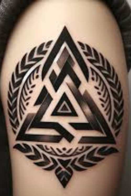 Valknut tattoo