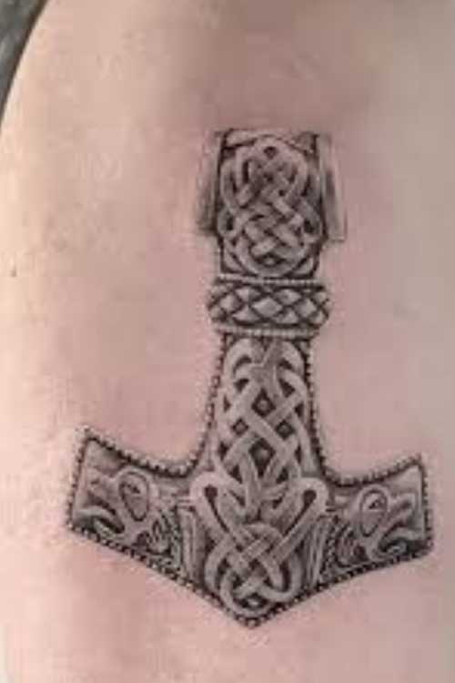 Thor's Hammer Tattoo