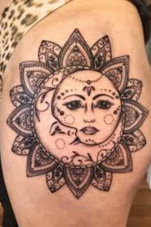 Sun Mandala Tattoo