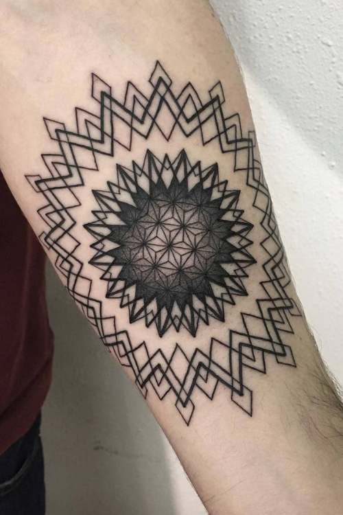 Sun Mandala Tattoo