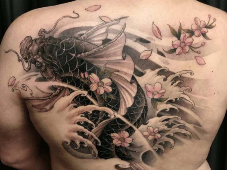 Koi fish and dragon tattoo meaning