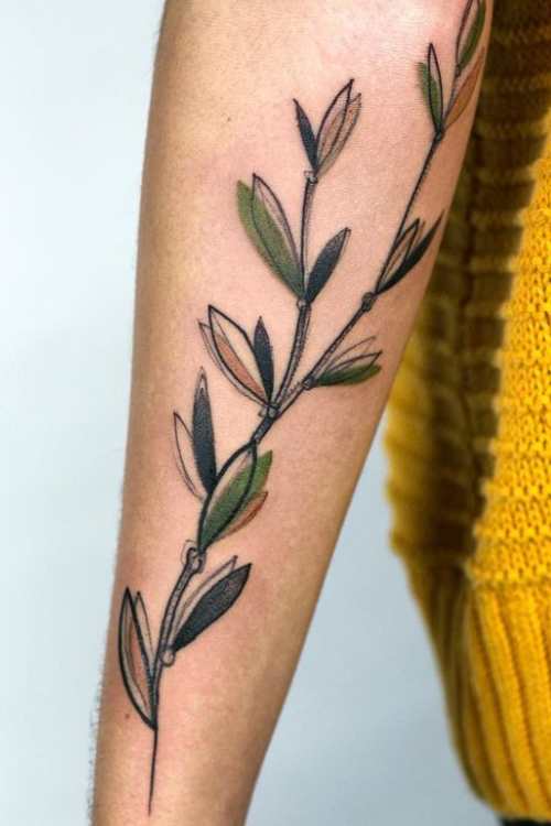 Olive Branch Tattoo